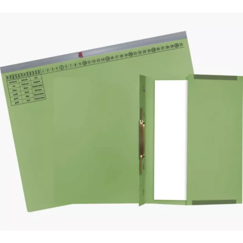 Exacompta 370125B Įprastas bylų aplankas – žalias, 320 g/m², 265x316 mm