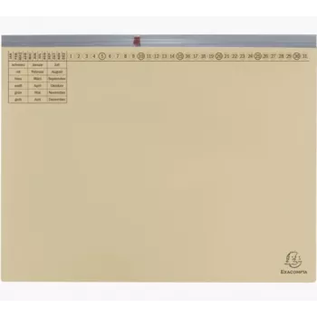Exacompta 370222B Įprastas dokumentų segtuvas – kartoninis, 320 g/m², 265 x 316 mm, mėlynas, 1 vnt.