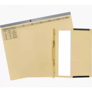 Exacompta 370222B Įprastas dokumentų segtuvas – kartoninis, 320 g/m², 265 x 316 mm, mėlynas, 1 vnt.