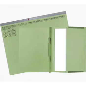 Exacompta 370225B Įprastas bylų aplankas – kartonas – žalia – 320 g/m² – 265 x 316 mm – A4