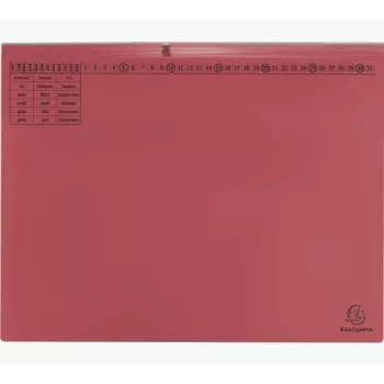 Exacompta 370303B Įprastas aplankas byloms – kartonas – raudonas – 320 g/m² – 265 mm – 316 mm
