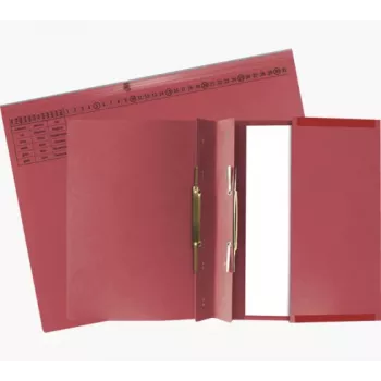 Exacompta 370303B Įprastas aplankas byloms – kartonas – raudonas – 320 g/m² – 265 mm – 316 mm