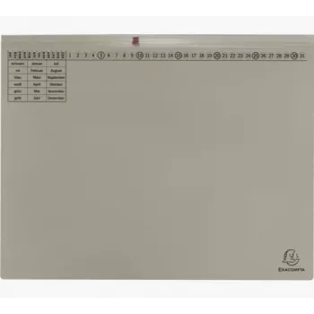 Exacompta 370310B - Įprastas dokumentų aplankalas - Kartonas - Pilka - 320 g/m² - 265 x 316 mm - A4