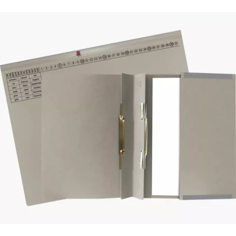 Exacompta 370310B - Įprastas dokumentų aplankalas - Kartonas - Pilka - 320 g/m² - 265 x 316 mm - A4