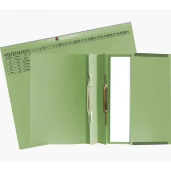 Exacompta 370425B Quick Binder A4 kartoninis žalias 320 g/m² metalinė sąvarža