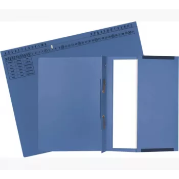 Exacompta 371107B Įprastas bylų segtuvas - kartonas - mėlyna - 320 g/m² - 265 mm - 316 mm