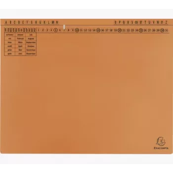 Exacompta 371109B Įprastas segtuvas – kartonas, oranžinis, 320 g/m², 265 x 316 mm