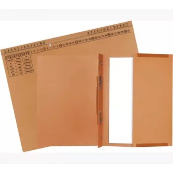 Exacompta 371109B Įprastas segtuvas – kartonas, oranžinis, 320 g/m², 265 x 316 mm