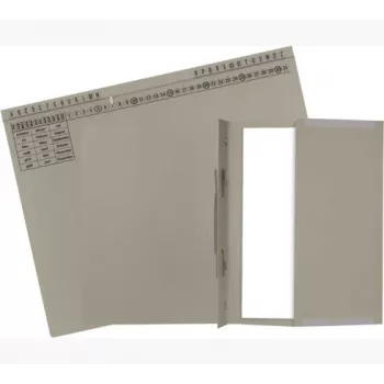 Exacompta 371110B Įprastas bylų aplankas - kartonas - pilka - 320 g/m² - 265 x 316 mm