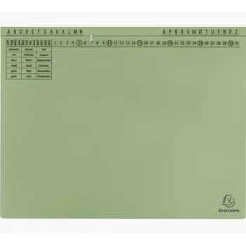 Exacompta 371125B Conventional File Folder – kartoninis segtuvas, žalias, 320 g/m², 265×316 mm