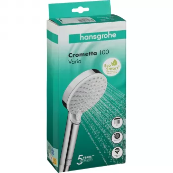 Hansgrohe Crometta Vario EcoSmart rankinis dušas baltas/chromas