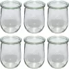 WECK Tulip Jar 1062ml komplektas 6 vnt. | WECK