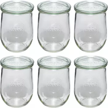 WECK Tulip Jar 1062ml komplektas 6 vnt. | WECK