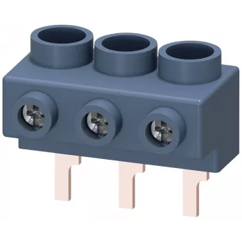 SIEMENS SIRIUS 3RV1915-5A Įvadinis gnybtų blokas, 3 polių, varžtinis sujungimas, 690 V, IP20