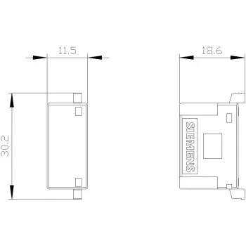 Siemens 3RT2926-1BD00 Viršįtampio ribotuvas (varistorius) 127-240V AC 150-250V SIRIUS 3RT2 kontaktoriui