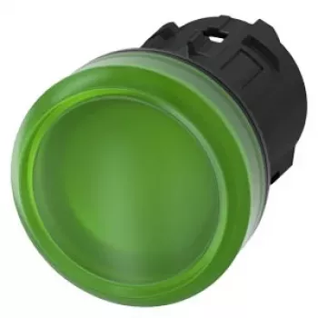 Siemens SIRIUS ACT 3SU1001-6AA40-0AA0 Žalias LED indikatorius 22mm apvalus 24V AC/DC su varžtų gnybtais