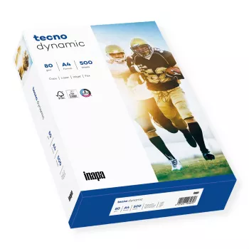Papyrus Dynamic Tecno A4 Kopijavimo Popierius 80 g/m² Baltas 500 Lapų