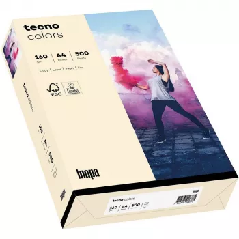 Popierius Papyrus Tecno Colors Light Chamois A4 - 160 g/m² - 250 lapų