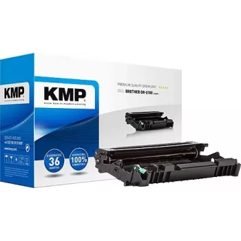 KMP B-DR17 Suderinamas būgno blokas (pakeičia Brother DR2100), skirta Brother DCP-7030, 7040, 7045, HL-2140, 2150, 2170, MFC-7320, 7440, 7840, Justio DCP-7040