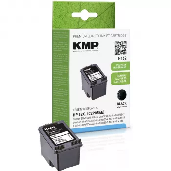 KMP H162 Suderinama rašalo kasetė, juoda, 12 ml, skirta HP 62XL C2P05AE