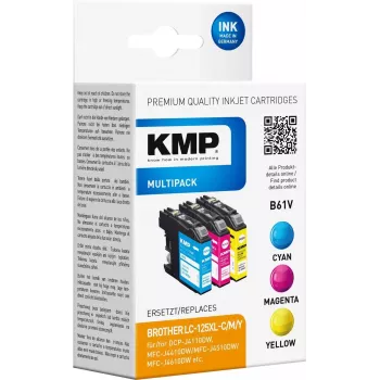 KMP suderinama kasetė su rašalu juoda High Yield, skirta Brother DCP-J4110DW, MFC-J4410DW, MFC-J4510DW, MFC-J4610DW, MFC-J4710DW, MFC-J6520DW, MFC-J6720DW, MFC-J6920DW (1526,4050)