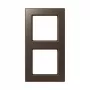 JUNG AC 582 MO Rėmelis 2-vietis Rudas Duroplast 84x155 mm