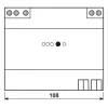 JUNG KNX maitinimo šaltinis 1280mA 21280 REG DIN bėgiui