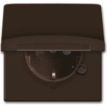 Busch-Jaeger 2064-0-0291 Schuko kištukinis lizdas CEE 7/3 2P+E IP44 rudas 250V 16A paviršiuje montuojamas