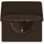 Busch-Jaeger 2064-0-0291 Schuko kištukinis lizdas CEE 7/3 2P+E IP44 rudas 250V 16A paviršiuje montuojamas