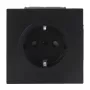 Busch-Jaeger SCHUKO lizdas 20 EUCB-45M Safety+ Black Matt
