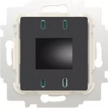 ABB Busch-Jaeger BJ 1096 UTA-BT Patalpos temperatūros reguliatoriaus įdėklas 24V normaliai atviras kontaktas su ekranu