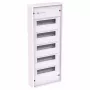 Striebel & John AK Series Surface-Mounted Distribution Board 60 PLE 5 Rows Without Door IP65 IK08 Light Grey RAL 7035