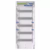 Striebel & John AK Series Surface-Mounted Distribution Board 60 PLE 5 Rows Without Door IP65 IK08 Light Grey RAL 7035