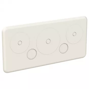 Striebel & John Kabeldurchführung für A/B-Schrank CZF1, 10 Einträge, Grau (RAL 7035)