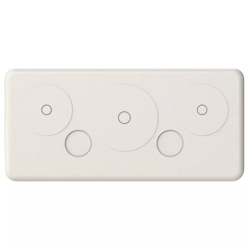 Striebel & John Kabeldurchführung für A/B-Schrank CZF1, 10 Einträge, Grau (RAL 7035)