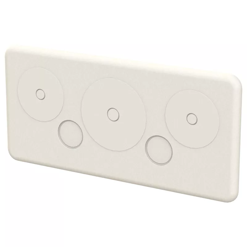 Striebel & John Kabeldurchführung für A/B-Schrank CZF1, 10 Einträge, Grau (RAL 7035)