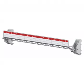 Striebel & John ZEP12 Patch Panel 12 Modules E-Dat without Keystone 2CPX054072R9999