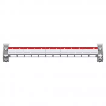 Striebel & John ZEP12 Patch Panel 12 Modules E-Dat without Keystone 2CPX054072R9999