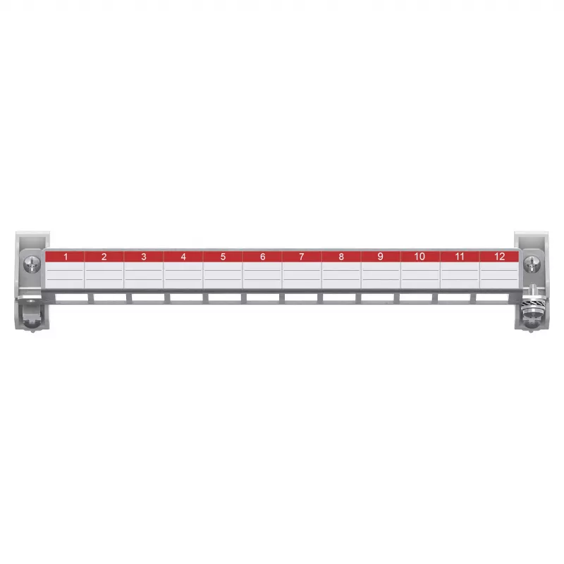 Striebel & John ZEP12 Patch Panel 12 Modules E-Dat without Keystone 2CPX054072R9999