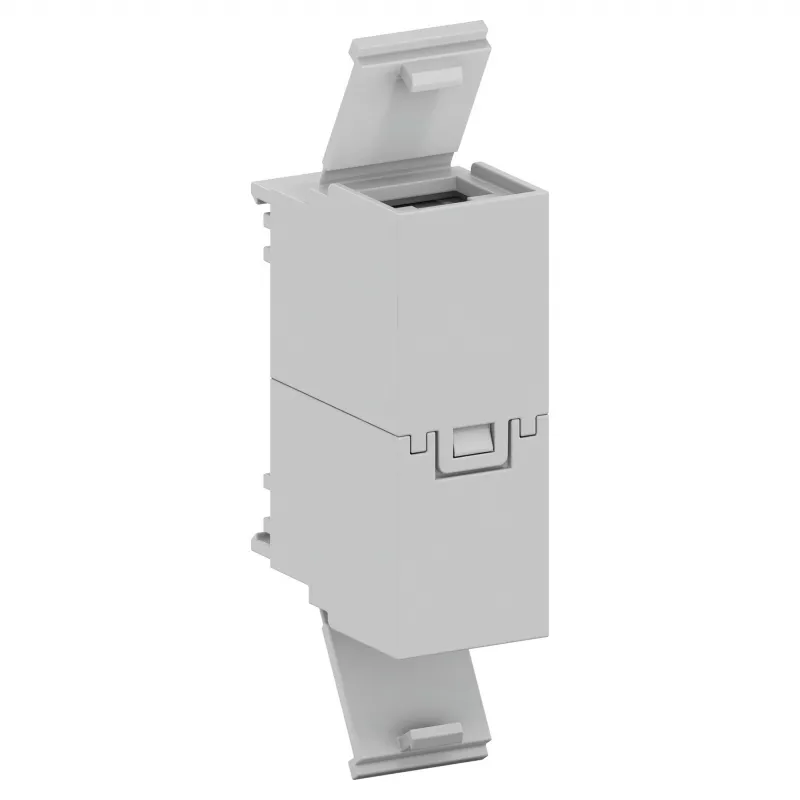 Striebel & John ZED45U RJ45 dvigubas lizdo modulis, Cat.6, neekranuotas, poliarinė balta