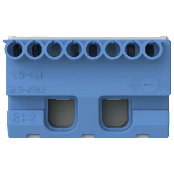 Striebel & John Neutral Terminal Block 8x4+2x25mm² ZK82B