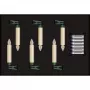 Krinner Superlight Bavaria Mini Flame rinkinys, 6 vnt., Ivory