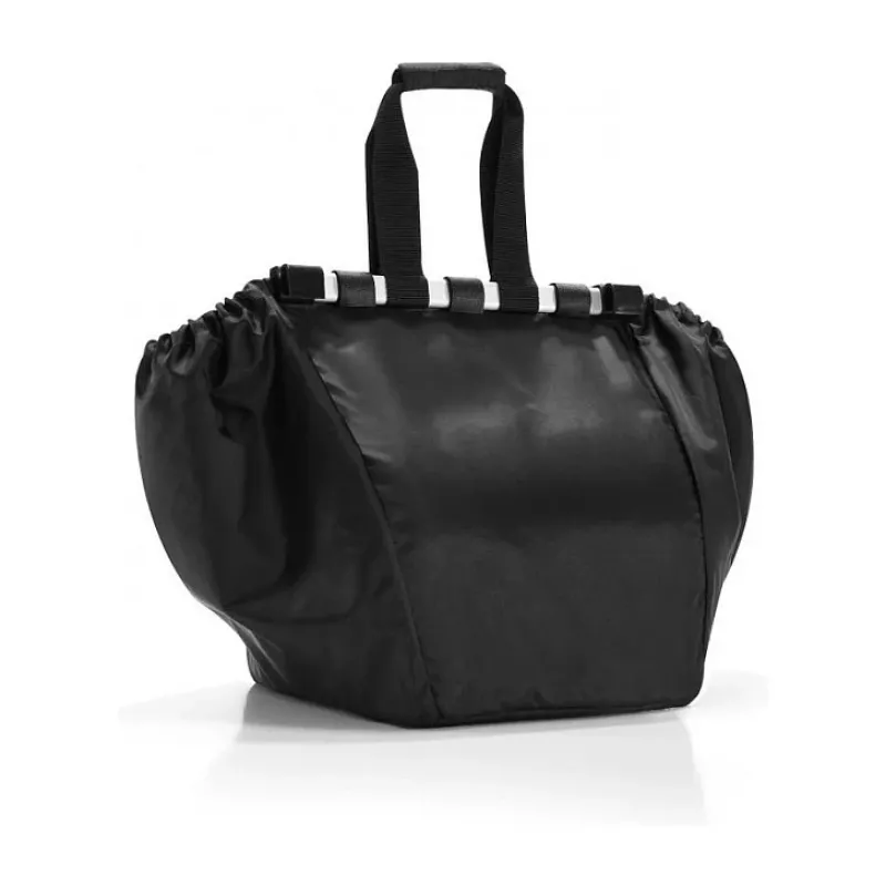 Reisenthel Easyshoppingbag Black - 30L apsipirkimo krepšys su vežimėlio laikikliu