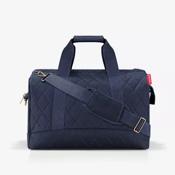 Reisenthel Allrounder L Travel Bag Rhombus Midnight Gold, 30L, Blue