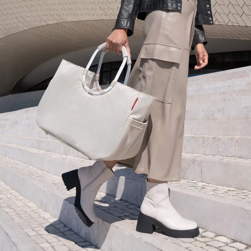 Reisenthel Loopshopper L Herringbone Sand Shopper Bag