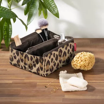 Reisenthel Necessaire Fold Case Toiletry Bag Beige/Black (MN6048)