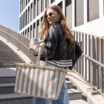 Reisenthel Carrybag Summerstripes Coffee Shopping Basket 22L