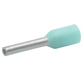 Klauke 168TL Izoliuota vielos galinė įvorė (ferulė) - 0,34 mm² - AWG 22 - Alavuota - Turkio spalvos - Polipropilenas