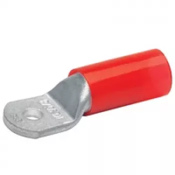 Klauke 605R12 Izoliuotas vamzdinis kabelio antgalis, 35 mm², M12, raudonas, skarduotas varis, tiesus, poliamidas