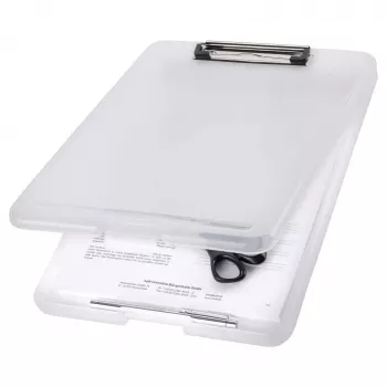 MAPED The Clip Clipboard H2532010 DIN A4 Peršviečiamas Baltas Plastikinis